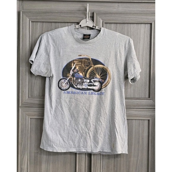Harley-Davidson Other - Harley-Davidson Mens Graphic Shirt Size Large Gray Well Loved